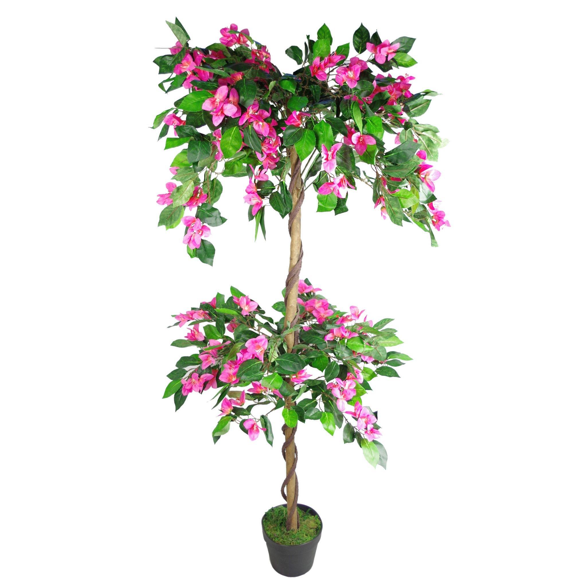 140cm EXTRA LARGE Artificial Flowering Rhododendron Bush Tree